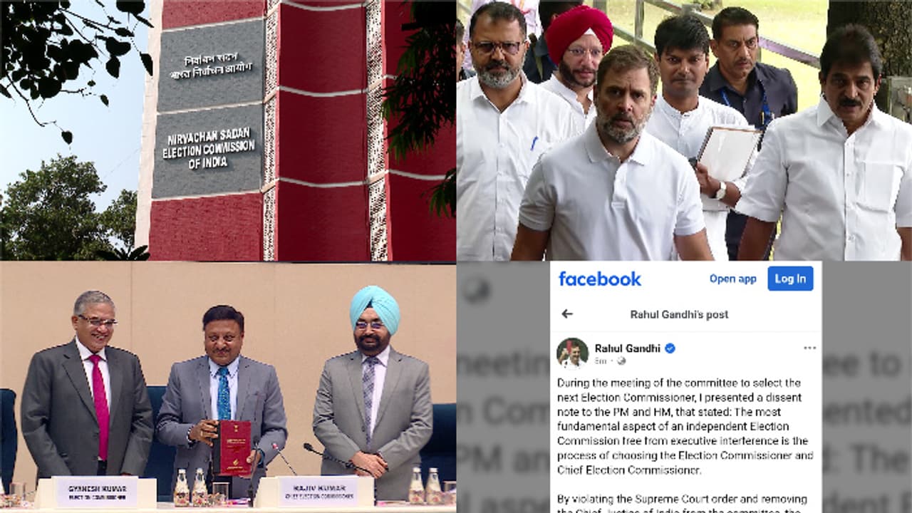 തെരഞ്ഞെടുപ്പ് കമ്മീഷൻ നിയമനം സുപ്രീം കോടതി നടപടികൾക്ക് വിരുദ്ധമെന്ന് രാഹുല്‍, വിയോജനക്കുറിപ്പ് പുറത്ത് വിട്ടു