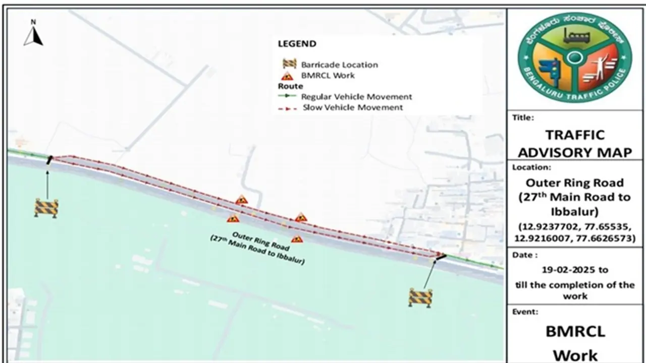 Bengaluru traffic alert: Metro construction to slow down ORR movement for 45 days Bengaluru traffic alert: Metro construction to slow down ORR movement for 45 days