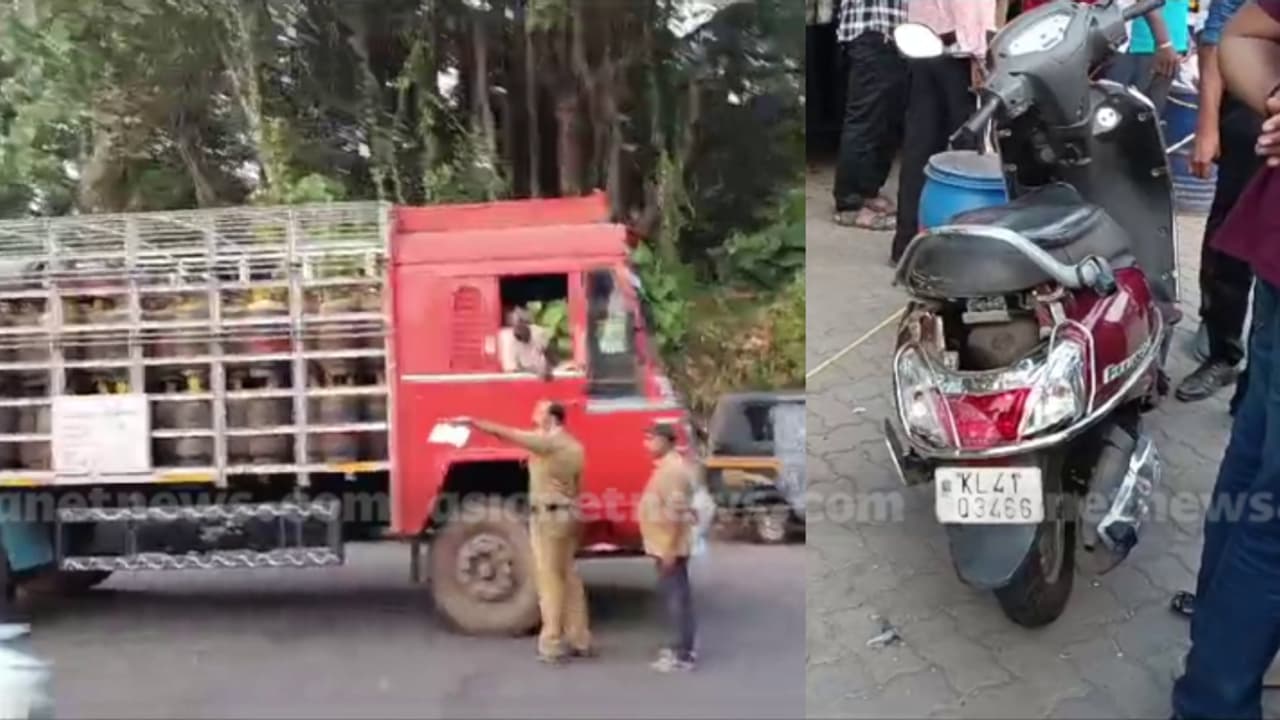 കളമശേരിയിൽ ഗ്യാസ് സിലിണ്ടറുമായി വന്ന ലോറി ഇടിച്ചു; സ്‌കൂട്ടർ യാത്രികയായ കെഎസ്ഇബി ഉദ്യോഗസ്ഥ മരിച്ചു