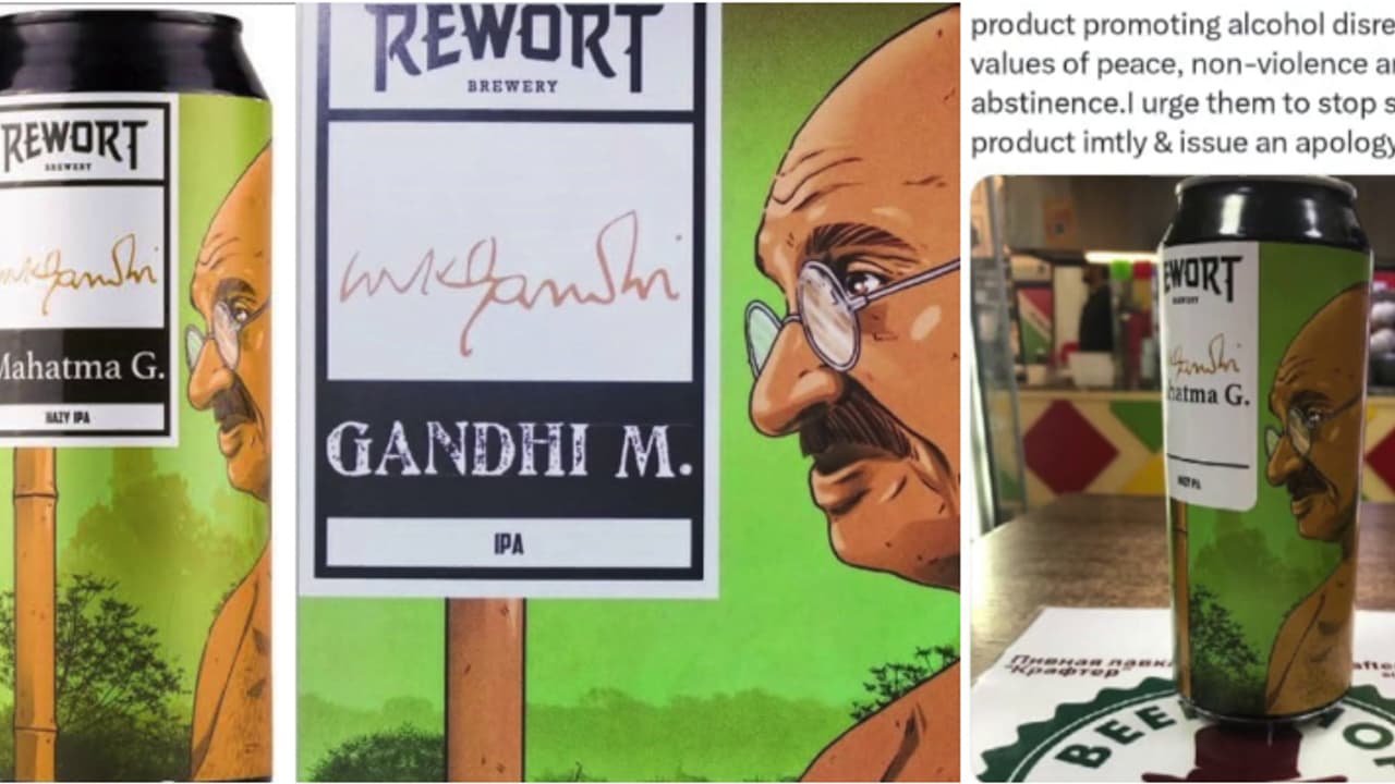 റഷ്യൻ മദ്യ കമ്പനിയുടെ ബിയർ ക്യാനിൽ ഗാന്ധിജിയുടെ പേരും ചിത്രവും; റഷ്യൻ പ്രസിഡന്റിന് കത്തയച്ച് ഗാന്ധി ഫൗണ്ടേഷൻ റഷ്യൻ മദ്യ കമ്പനിയുടെ ബിയർ ക്യാനിൽ ഗാന്ധിജിയുടെ പേരും ചിത്രവും; റഷ്യൻ പ്രസിഡന്റിന് കത്തയച്ച് ഗാന്ധി ഫൗണ്ടേഷൻ