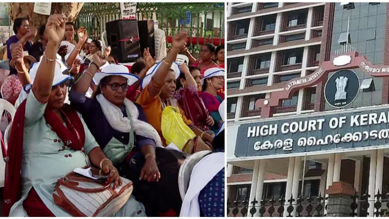 വേതന വർധനവിനായുള്ള ആശാ വർക്കർമാരുടെ സമരം; കോടതിയലക്ഷ്യ ഹർജി ഹൈക്കോടതി പ്രത്യേക ബെഞ്ചിലേക്ക് മാറ്റി വേതന വർധനവിനായുള്ള ആശാ വർക്കർമാരുടെ സമരം; കോടതിയലക്ഷ്യ ഹർജി ഹൈക്കോടതി പ്രത്യേക ബെഞ്ചിലേക്ക് മാറ്റി