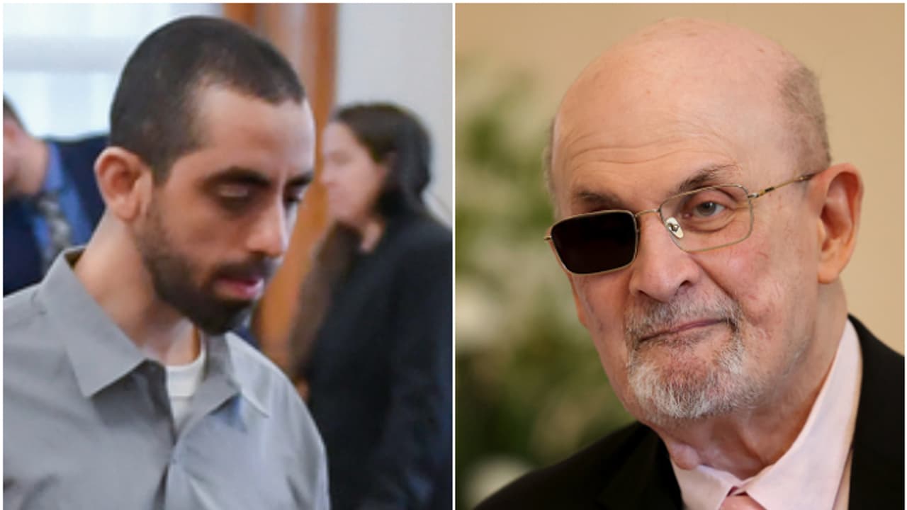 സൽമാൻ റുഷ്ദിയെ കുത്തിക്കൊല്ലാൻ ശ്രമിച്ച കേസിൽ ഹാദി മതർ കുറ്റക്കാരനെന്ന് കോടതി കണ്ടെത്തി, ശിക്ഷ ഏപ്രിലിൽ അറിയാം സൽമാൻ റുഷ്ദിയെ കുത്തിക്കൊല്ലാൻ ശ്രമിച്ച കേസിൽ ഹാദി മതർ കുറ്റക്കാരനെന്ന് കോടതി കണ്ടെത്തി, ശിക്ഷ ഏപ്രിലിൽ അറിയാം