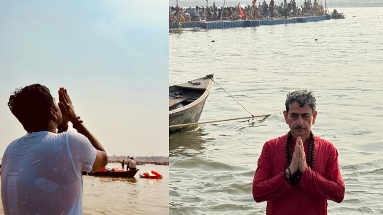 இது எனது பாக்கியம்! மகா கும்பமேளாவில் அண்ணாமலை, ஆளுநர் ஆர்.என்.ரவி புனித நீராடல்! 