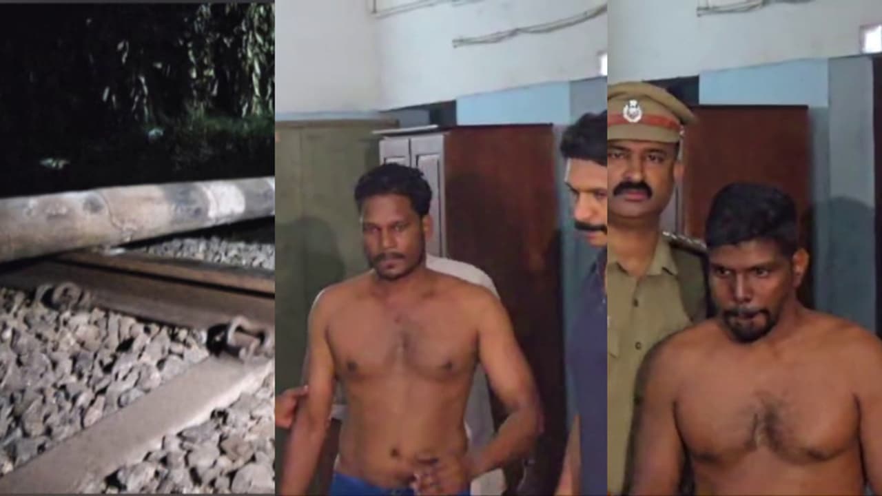 റെയിൽ പാളത്തിൽ ടെലിഫോൺ പോസ്റ്റ്; ഉദ്ദേശം വെളിപ്പെടുത്തി പ്രതികൾ,'പോസ്റ്റ് പാളത്തിലിട്ടത് മുറിച്ച് വിൽക്കാൻ' റെയിൽ പാളത്തിൽ ടെലിഫോൺ പോസ്റ്റ്; ഉദ്ദേശം വെളിപ്പെടുത്തി പ്രതികൾ,'പോസ്റ്റ് പാളത്തിലിട്ടത് മുറിച്ച് വിൽക്കാൻ'