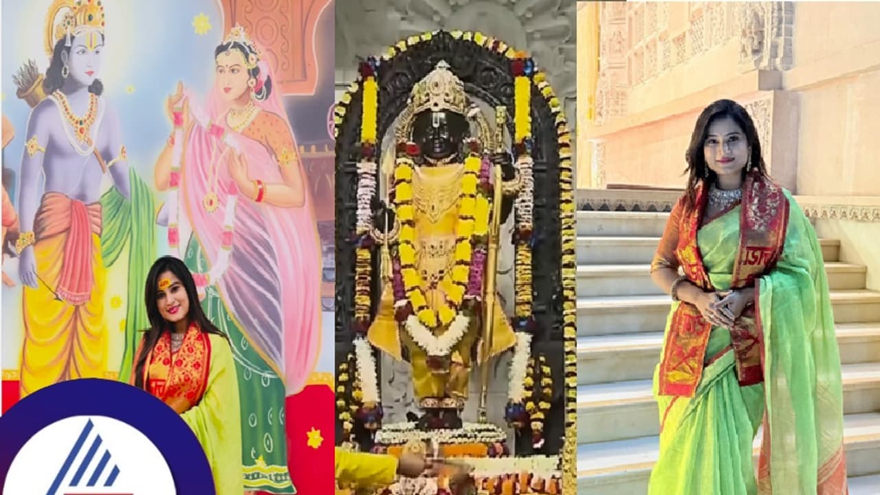 ರಾಮ ಜನ್ಮ ಭೂಮಿ ಅಯೋಧ್ಯೆಯಲ್ಲಿ ಅನುಷಾ ರೈ… ರಾಮ ಲಲ್ಲಾನ ದರ್ಶನ ಪಡೆದ ನಟಿ