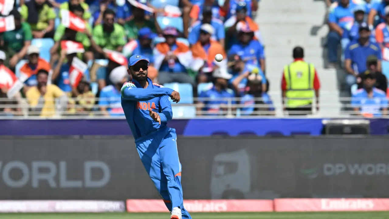 IND vs PAK, Champions Trophy: Kohli breaks Azharuddin's Indian ODI record after taking Naseem's catch