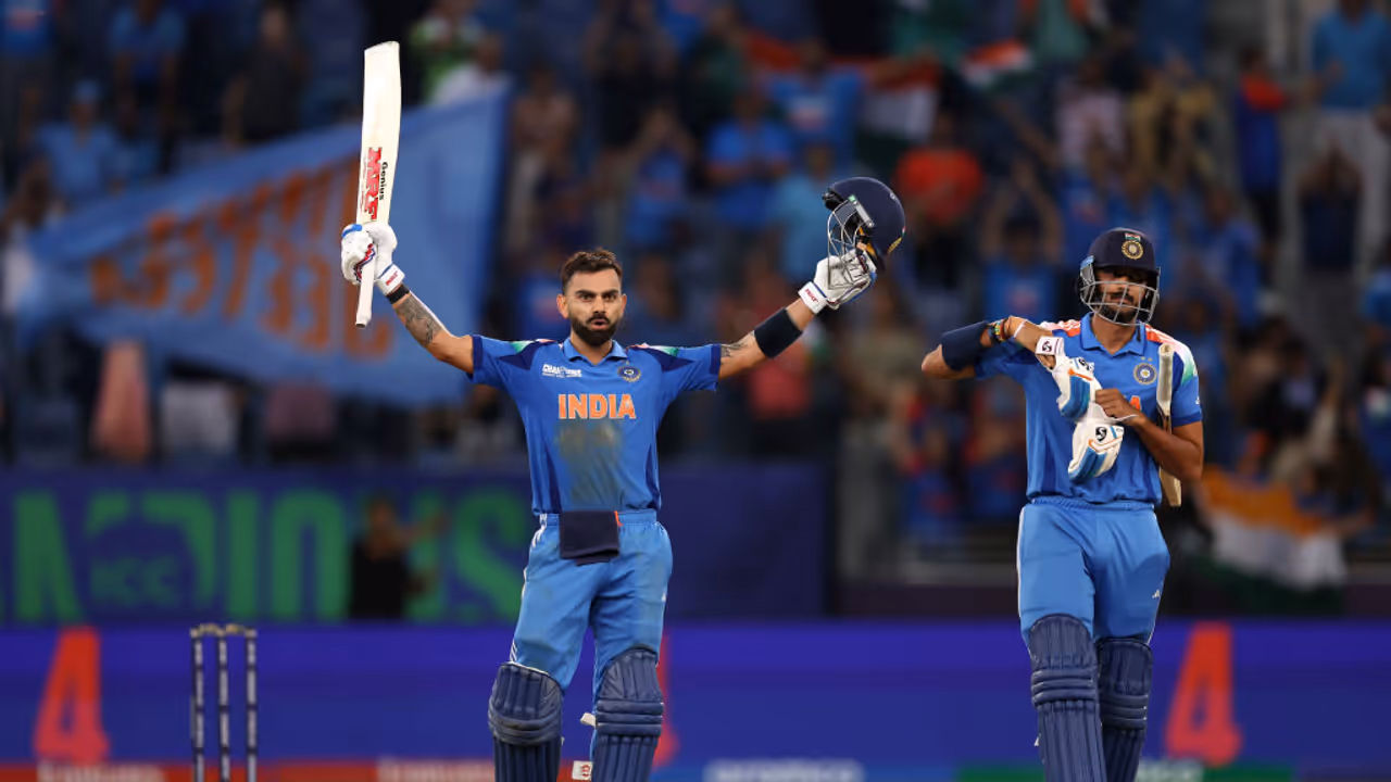 IND vs PAK, Champions Trophy: Virat Kohli says 'told you to relax' after sealing win with 51st ODI ton (WATCH) IND vs PAK, Champions Trophy: Virat Kohli says 'told you to relax' after sealing win with 51st ODI ton (WATCH)