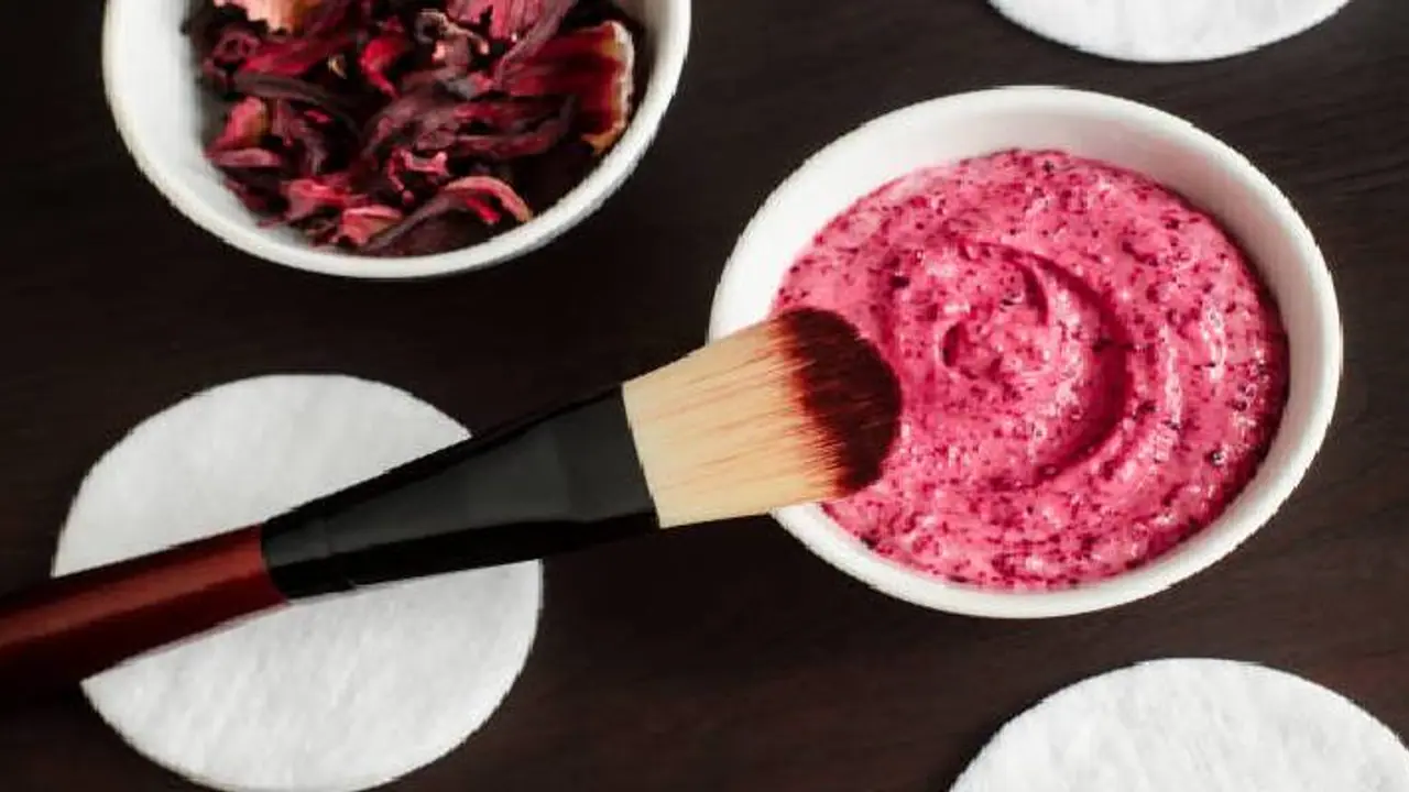 face gel with beetroot