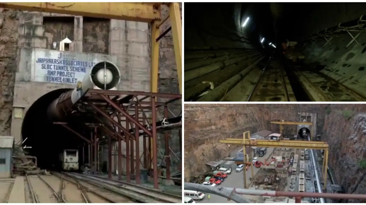 Human remains found in Telangana tunnel as rescuers battle silt, rising water levels