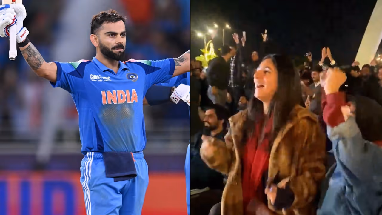 Champions Trophy: Pakistani fans in Islamabad celebrate Virat Kohli's century against their own team (WATCH) Champions Trophy: Pakistani fans in Islamabad celebrate Virat Kohli's century against their own team (WATCH)
