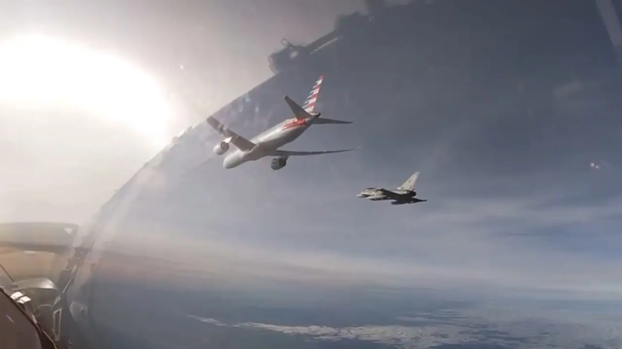 Italian jets intercept, escort Delhi bound US flight to Rome after bomb threat (WATCH)