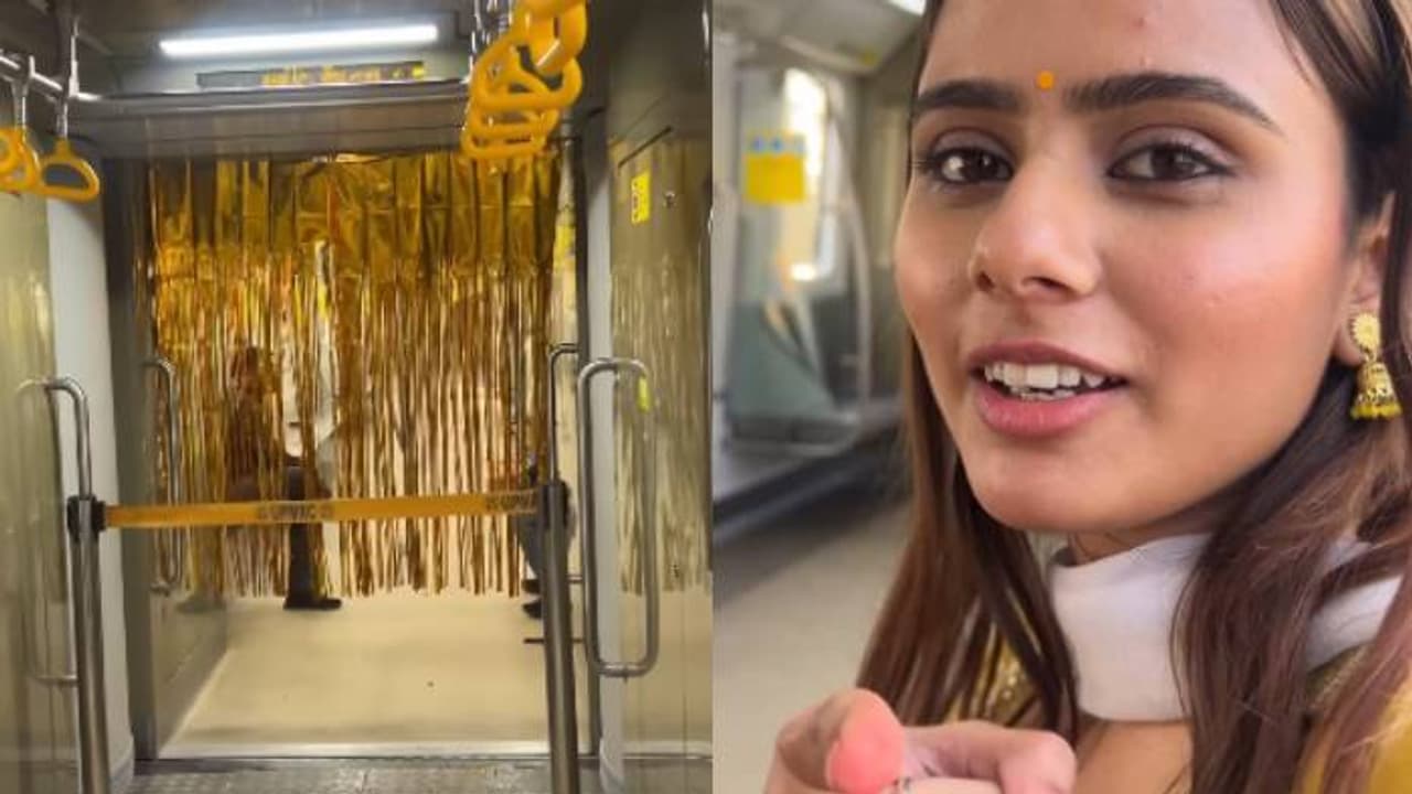 മെട്രോയിൽ ഹൽദി ആഘോഷം? വീഡിയോ പങ്കുവച്ച് ഇൻഫ്ലുവൻസർ, വിശദീകരണവുമായി യുപിഎംആർസി