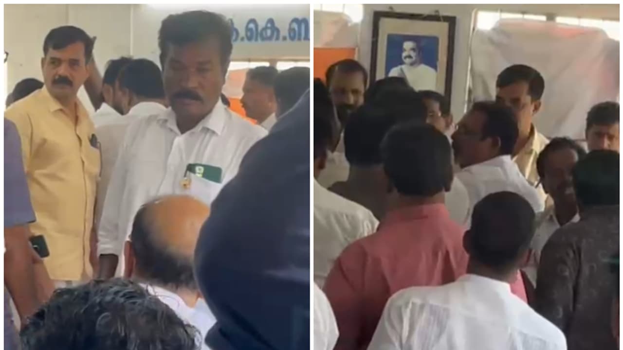 വി ടി ബൽറാമിന്‍റെ നോമിനിയെ ഡിസിസി സെക്രട്ടറിയാക്കി; എ, ഐ വിഭാഗങ്ങൾ ബൽറാം ഗ്രൂപ്പുമായി തർക്കം, കൂട്ടത്തല്ല്