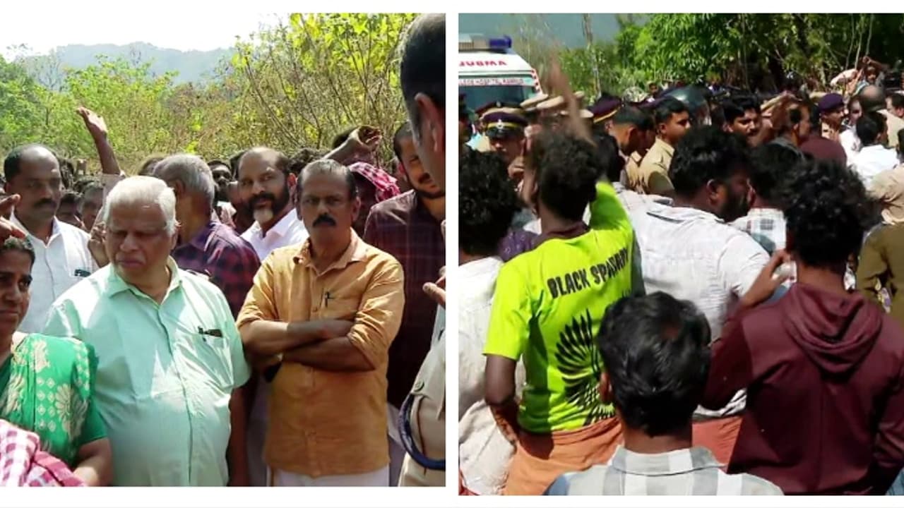 ആറളത്ത് പ്രതിഷേധം ശക്തം; എംവി ജയരാജൻ അടക്കമുള്ള നേതാക്കളെ തടഞ്ഞ് ജനം, ആംബുലൻസുകളും കടത്തിവിട്ടില്ല ആറളത്ത് പ്രതിഷേധം ശക്തം; എംവി ജയരാജൻ അടക്കമുള്ള നേതാക്കളെ തടഞ്ഞ് ജനം, ആംബുലൻസുകളും കടത്തിവിട്ടില്ല