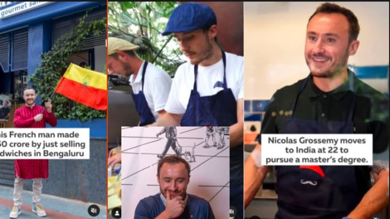 ಬೆಂಗಳೂರಲ್ಲಿ ಕನ್ನಡದ ಬಾವುಟ ನೆಟ್ಟು ಸ್ಯಾಂಡ್‌ವಿಚ್ ಮಾರಿದ ಫ್ರೆಂಚ್ ಹುಡುಗ ಈಗ 50 ಕೋಟಿಯ ಒಡೆಯ