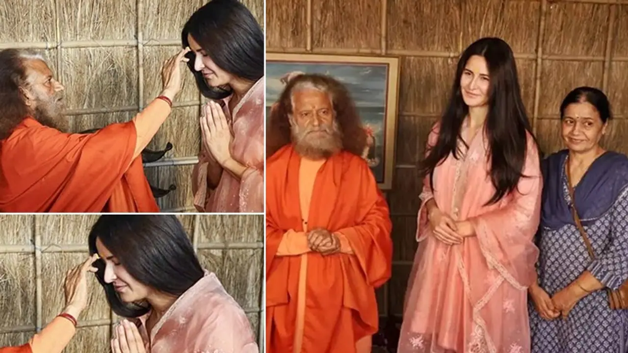 Katrina Kaif visits Mahakumbh Mela in Prayagraj with mother in law, Veena Kaushal (VIDEO) 