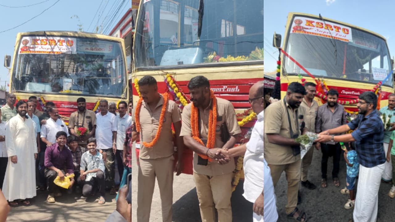 തലസ്ഥാനത്ത് നിന്നും പൂപ്പാറയിലേക്ക് കെഎസ്ആര്‍ടിസി സര്‍വീസ്, ബസിന് വഴിനീളെ സ്വീകരണം