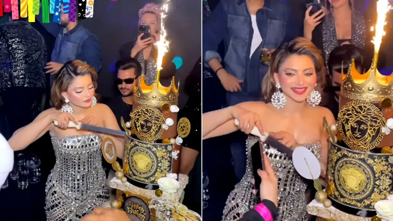 VIDEO: Urvashi Rautela celebrates her 31st birthday in REAL diamonds studded gown WATCH VIDEO: Urvashi Rautela celebrates her 31st birthday in REAL diamonds studded gown WATCH