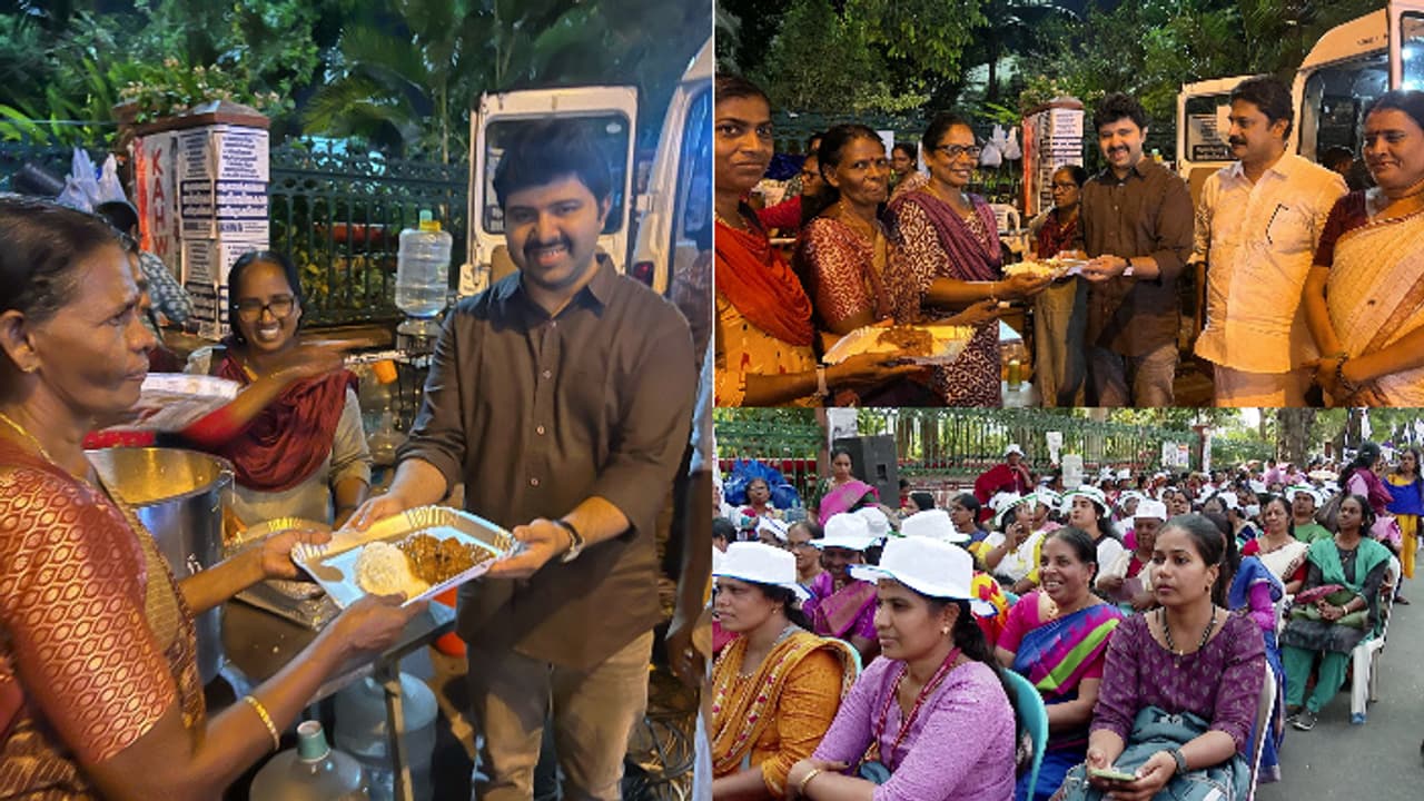 'ഈ പിന്തുണയിൽ രാഷ്ട്രീയമില്ല'; സമരം ചെയ്യുന്ന ആശമാർക്ക് ഭക്ഷണപ്പൊതിയുമായി രമേശ് ചെന്നിത്തലയുടെ മകനും രം​ഗത്ത്