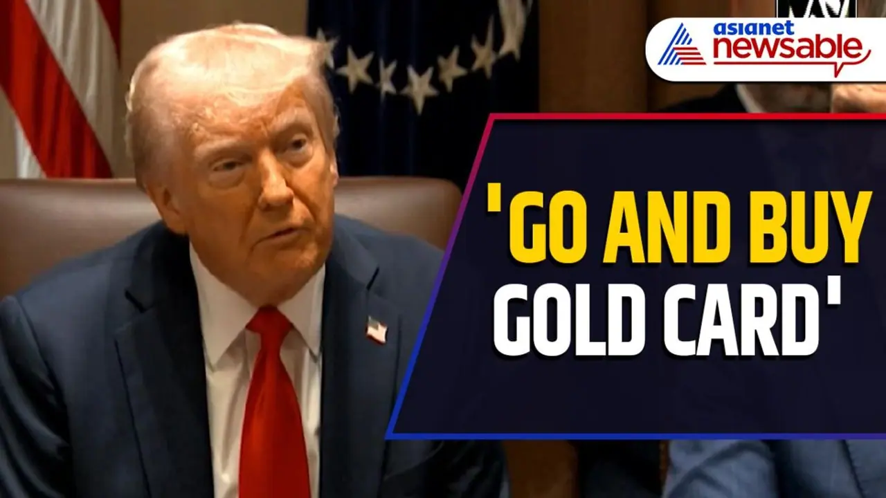 With aim to retain 'wealthy Indians', Trump unveils gold card, says US wants productive people | WATCH