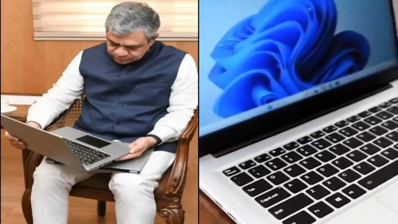 IT Minister showcases 'Designed and Made in India' laptop, netizens applaud initiative (WATCH)