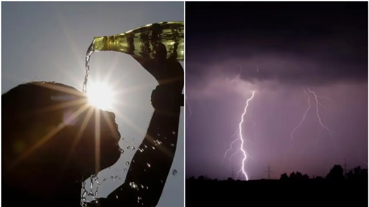 ഉയര്ന്ന താപനില മുന്നറിയിപ്പിനൊപ്പം ഇടിമിന്നലോടെ വേനൽ മഴയ്ക്കുള്ള സാധ്യതയും; കാലാവസ്ഥ മുന്നറിയിപ്പ് ഇങ്ങനെ ഉയര്ന്ന താപനില മുന്നറിയിപ്പിനൊപ്പം ഇടിമിന്നലോടെ വേനൽ മഴയ്ക്കുള്ള സാധ്യതയും; കാലാവസ്ഥ മുന്നറിയിപ്പ് ഇങ്ങനെ