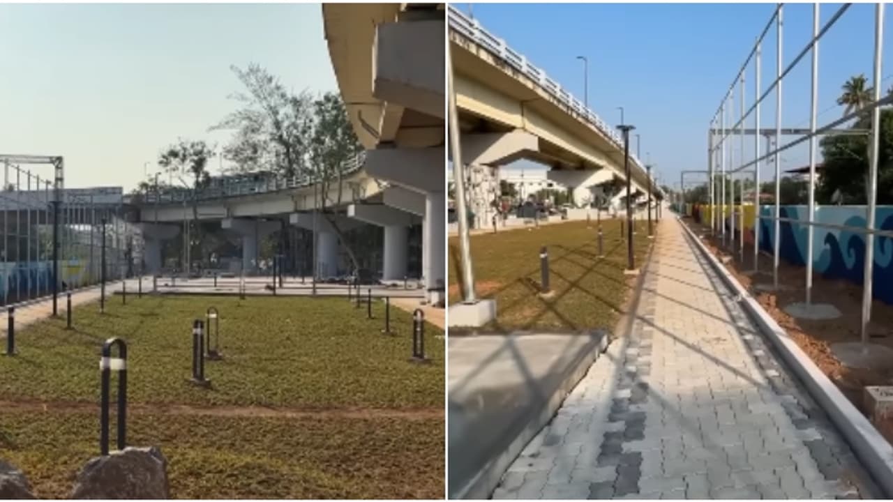 മേല്‍പ്പാലത്തിനടിയിൽ കഫറ്റീരിയ മുതൽ ഓപ്പൺ ജിം വരെ; ചെലവ് 2 കോടി, കൊല്ലത്ത് 'വീ' പാര്‍ക്ക് തുറന്നു