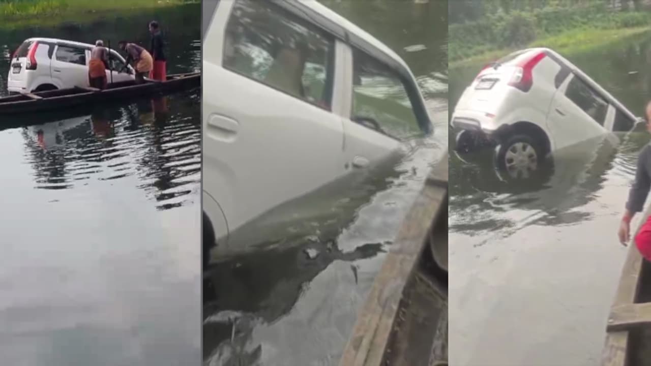കാറിൽ ഒന്ന് നീന്താനിറങ്ങിയതാ! മദ്യലഹരിയിൽ യുവാവ് കാർ പുഴയിലേക്ക് ഓടിച്ചിറക്കി, രക്ഷപ്പെടുത്തിയവർക്ക് ചീത്തവിളി