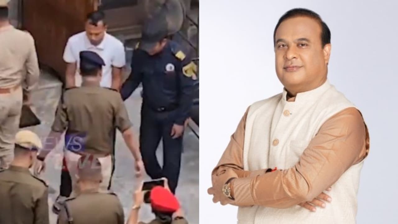 Video shows private guards frisking Assam cops, CM defends, gets schooled (WATCH)