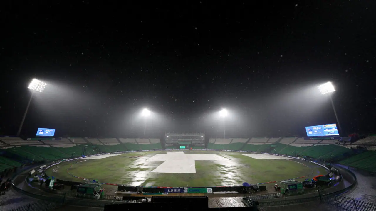 Champions Trophy 2025: PCB's 1,800 crore Gaddafi Stadium revamp fails as roof leaks during rain (WATCH) Champions Trophy 2025: PCB's 1,800 crore Gaddafi Stadium revamp fails as roof leaks during rain (WATCH)