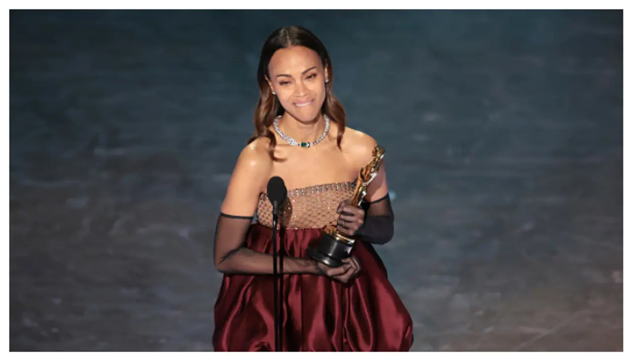 Oscars 2025: "Proud child of immigrant parents", says Zoe Saldana as she wins her first award Oscars 2025: "Proud child of immigrant parents", says Zoe Saldana as she wins her first award