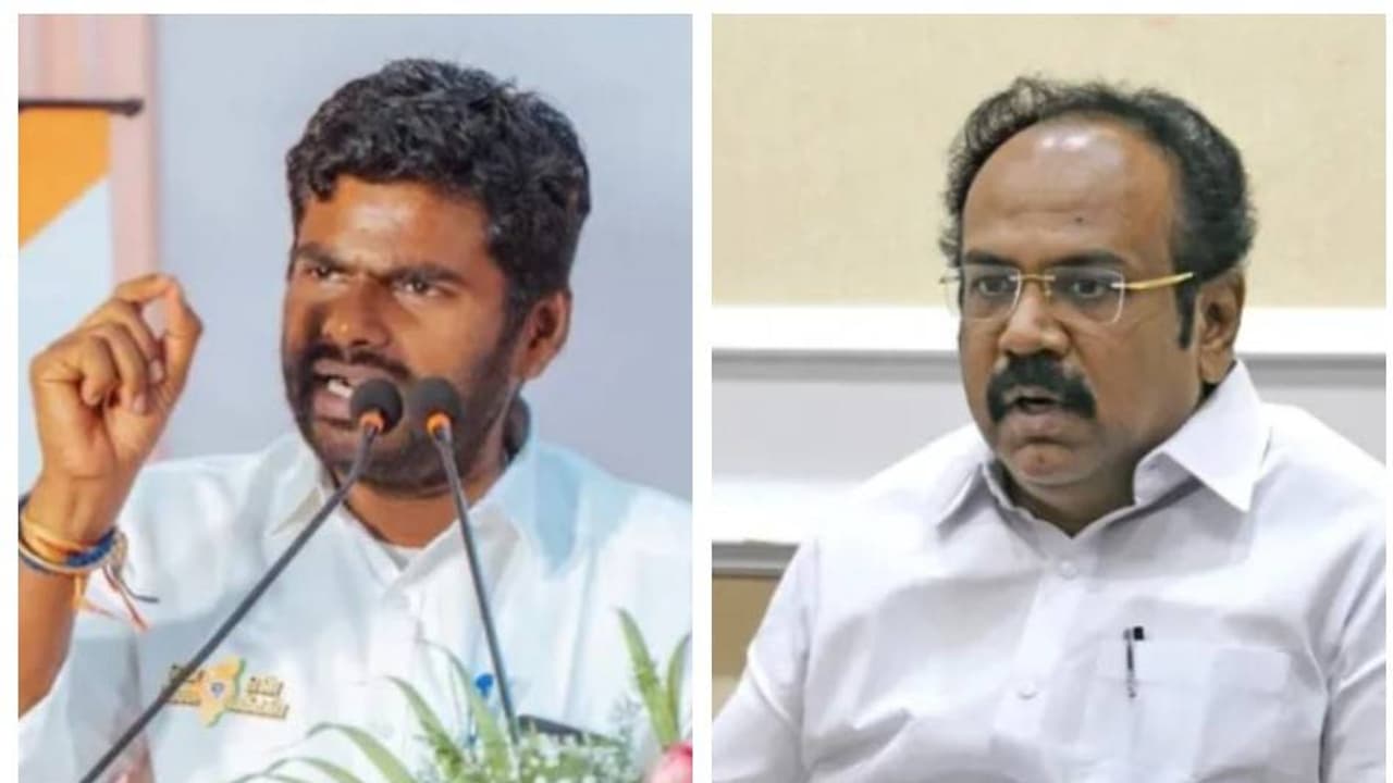 நீங்க அடிச்ச கமிஷன் எவ்வளவு? அமைச்சர் தங்கம் தென்னரசு, அண்ணாமலை காரசார விவாதம்!