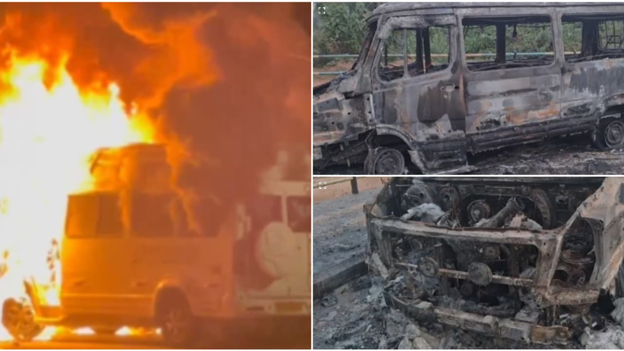 കണ്ണൂരിൽ നിർത്തിയിട്ട ട്രാവലർ കത്തിനശിച്ചു; വാഹനത്തിൽ ഉറങ്ങിയ ഡ്രൈവറെ വിളിച്ചുണർത്തി രക്ഷിച്ച് നാട്ടുകാർ കണ്ണൂരിൽ നിർത്തിയിട്ട ട്രാവലർ കത്തിനശിച്ചു; വാഹനത്തിൽ ഉറങ്ങിയ ഡ്രൈവറെ വിളിച്ചുണർത്തി രക്ഷിച്ച് നാട്ടുകാർ