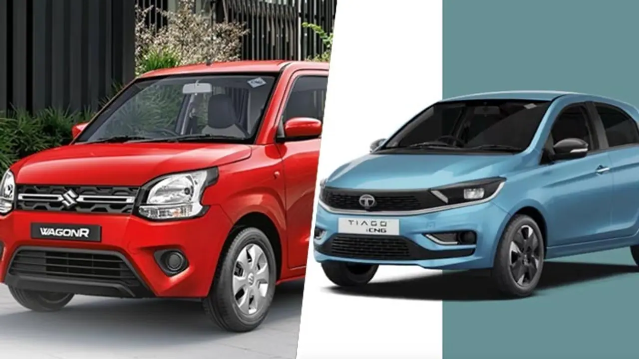 Tata Tiago to Maruti Suzuki Wagon R: Top 5 CNG cars under Rs 10 lakh Tata Tiago to Maruti Suzuki Wagon R: Top 5 CNG cars under Rs 10 lakh