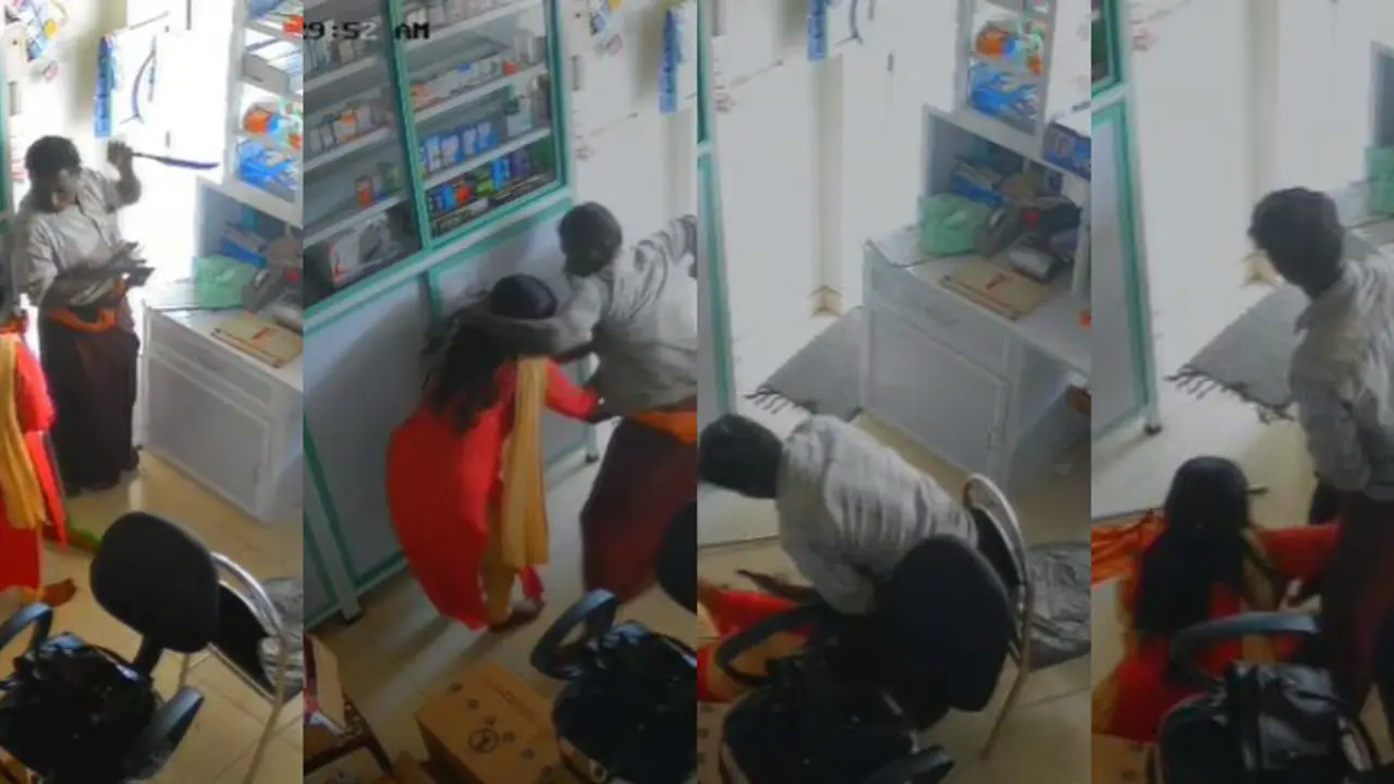 ഭാര്യയെ സംശയം; കടയില് കയറി അരയിൽ ഒളിപ്പിച്ച കത്തിയെടുത്ത് യുവതിയെ ഭര്ത്താവ് ആക്രമിച്ചു, പ്രതി പിടിയിൽ ഭാര്യയെ സംശയം; കടയില് കയറി അരയിൽ ഒളിപ്പിച്ച കത്തിയെടുത്ത് യുവതിയെ ഭര്ത്താവ് ആക്രമിച്ചു, പ്രതി പിടിയിൽ