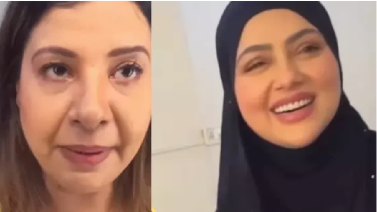 'നിന്‍റെ ദുപ്പട്ട എവിടെ': നടി സംഭവ്ന സേത്തിന്‍റെ വസ്ത്രത്തില്‍ പരാമര്‍ശം: നടി സന ഖാനെതിരെ സോഷ്യല്‍ മീഡിയ