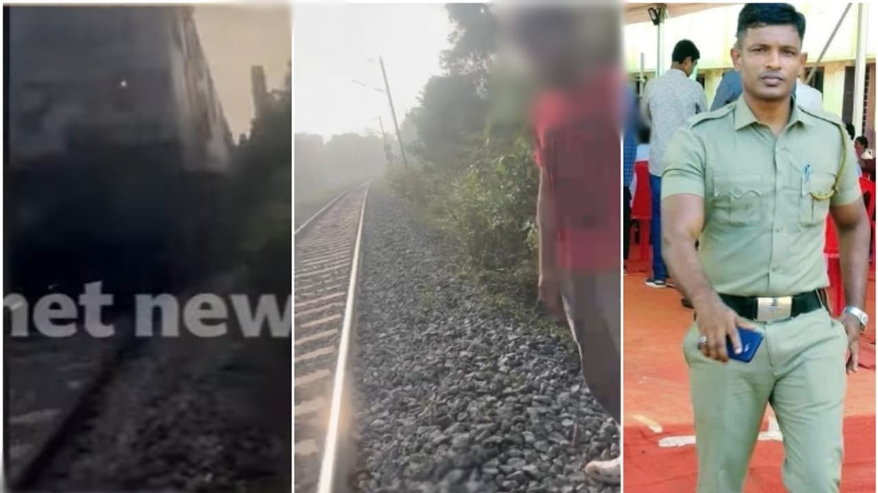 ഡാ ചാടെല്ലെടാ പ്ലീസ്, അലറി നിഷാദ്; സ്വന്തം ജീവനെ കുറിച്ച് ഓർത്തില്ല, ട്രാക്കിലൂടെ ഓടി യുവാവിനെ രക്ഷിച്ച് സിപിഒ