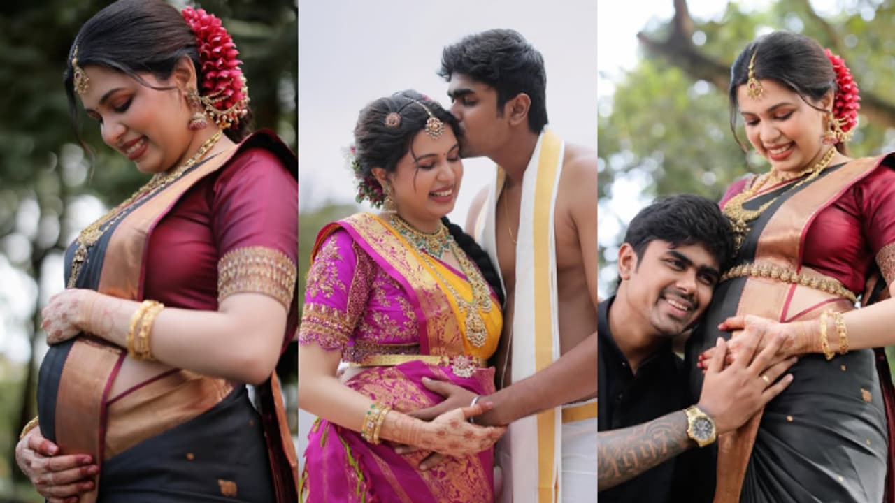 മടിസാർ സാരി മുതല് കറുത്ത പുടവ വരെ; അഞ്ചാം മാസ പൂജയുടെ വിശേഷങ്ങളുമായി ദിയ കൃഷ്ണ മടിസാർ സാരി മുതല് കറുത്ത പുടവ വരെ; അഞ്ചാം മാസ പൂജയുടെ വിശേഷങ്ങളുമായി ദിയ കൃഷ്ണ