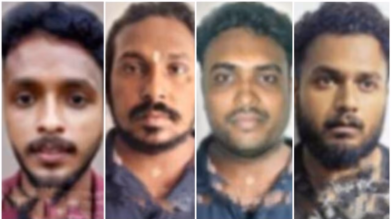 തൃശ്ശൂരിൽ നിരവധി ക്രിമിനൽ കേസുകളിൽ പ്രതികളായ നാല് പേരെ കാപ്പ ചുമത്തി നാടുകടത്തി തൃശ്ശൂരിൽ നിരവധി ക്രിമിനൽ കേസുകളിൽ പ്രതികളായ നാല് പേരെ കാപ്പ ചുമത്തി നാടുകടത്തി