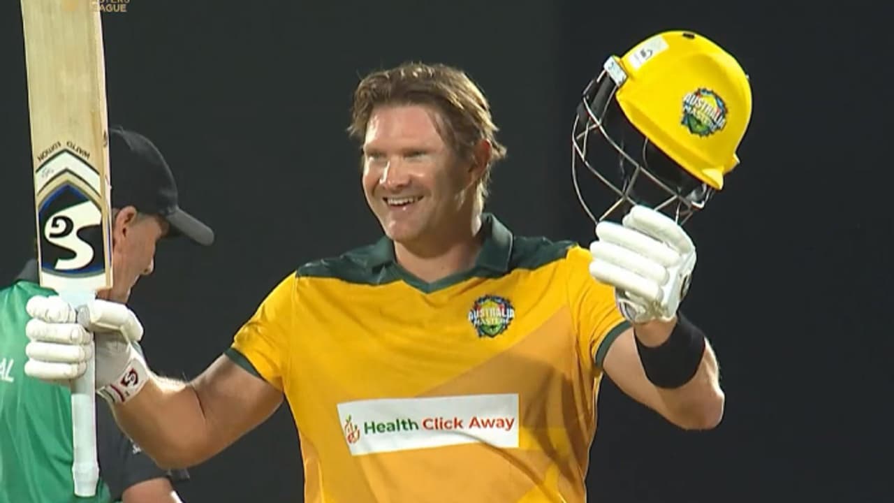 മാസ്റ്റേഴ്സ് ലീഗിൽ ഇന്ത്യയെ തല്ലിപ്പറത്തി ഓസ്ട്രേലിയ, വാട്സണും ഡങ്കിനും സെഞ്ചുറി; പടുകൂറ്റൻ വിജയലക്ഷ്യം മാസ്റ്റേഴ്സ് ലീഗിൽ ഇന്ത്യയെ തല്ലിപ്പറത്തി ഓസ്ട്രേലിയ, വാട്സണും ഡങ്കിനും സെഞ്ചുറി; പടുകൂറ്റൻ വിജയലക്ഷ്യം