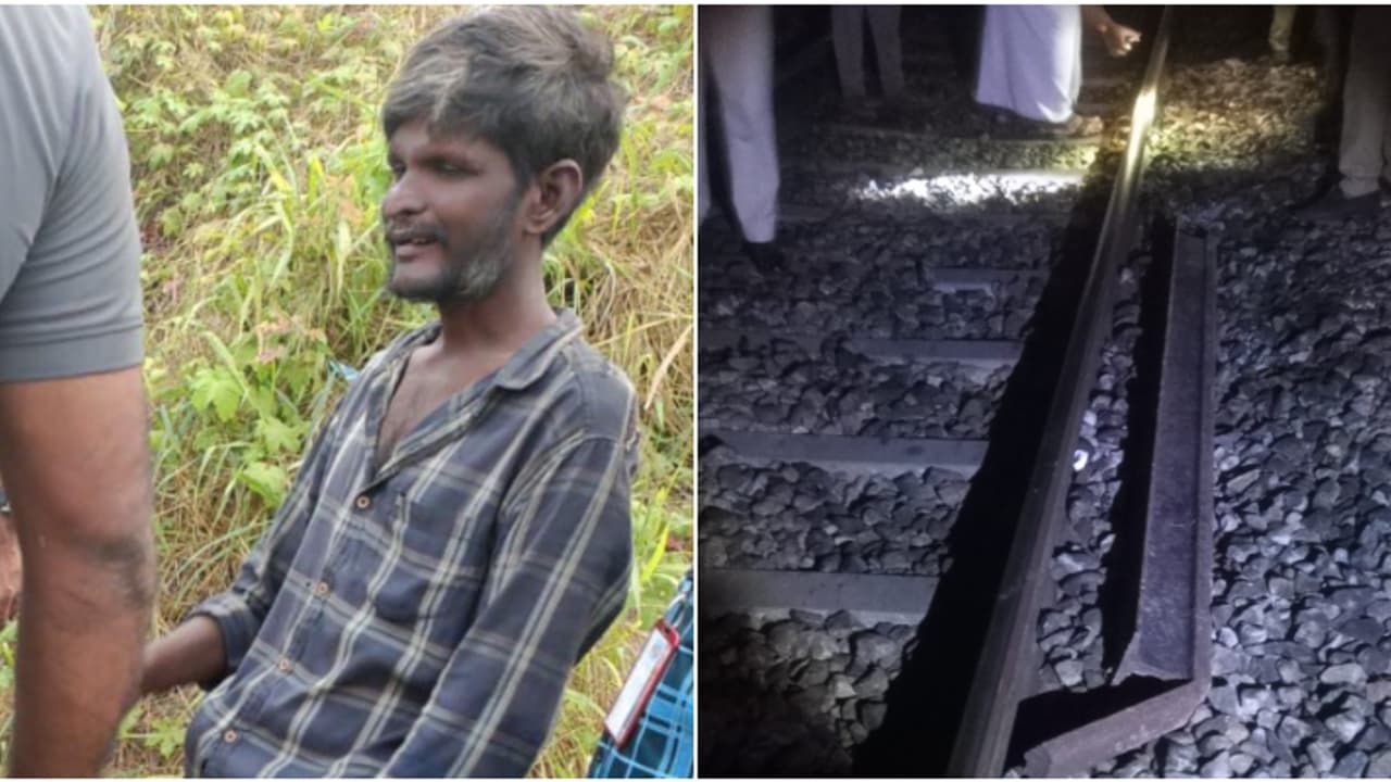 തൃശ്ശൂരിലെ ട്രെയിൻ അട്ടിമറി ശ്രമം; പ്രതിയെ പിടികൂടി പൊലീസ്, സംഭവം മോഷണ ശ്രമത്തിനിടയിൽ