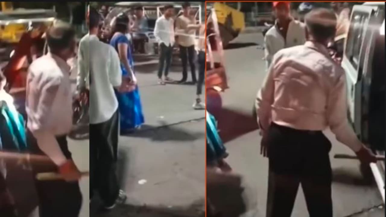 ರೀಲ್ಸ್‌ ಶೂಟನ್ನು ರಿಯಲ್ ಎಂದು ಭಾವಿಸಿ, ಯುವಕನಿಗೆ ಸರಿಯಾಗಿ ಬಾರಿಸಿದ ವೃದ್ಧ: ವೀಡಿಯೋ ವೈರಲ್