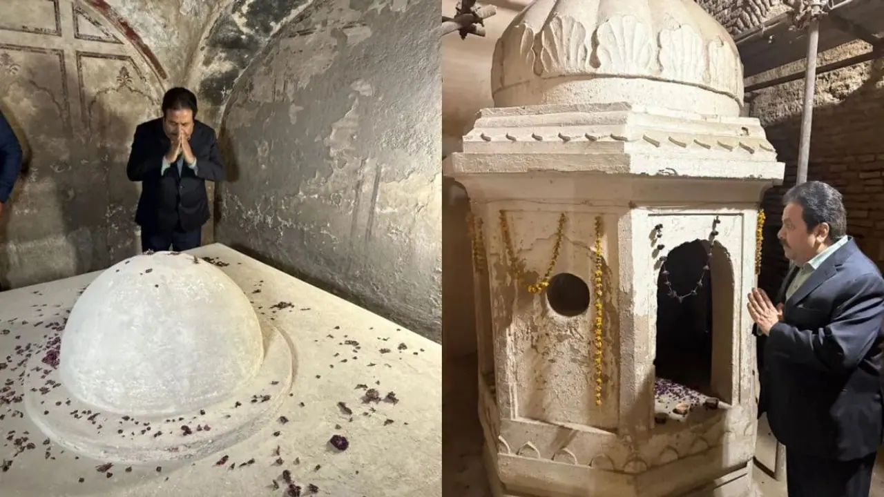 ಲಾಹೋರ್‌ನಲ್ಲಿ ಭಗವಾನ್‌ ಶ್ರೀರಾಮನ ಪುತ್ರ 'ಲವ' ಸಮಾಧಿಗೆ ಭೇಟಿ ನೀಡಿದ ಕಾಂಗ್ರೆಸ್‌ ಸಂಸದ ರಾಜೀವ್‌ ಶುಕ್ಲಾ!