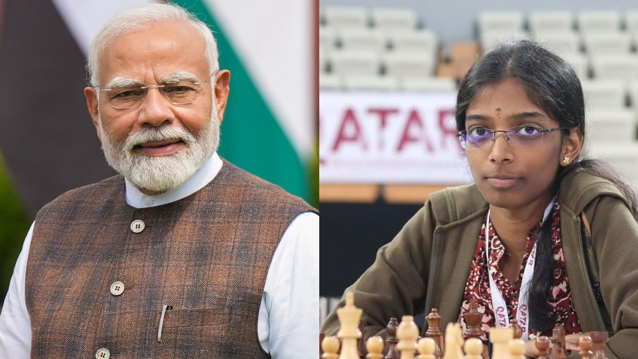 பிரதமர் மோடியின் 'எக்ஸ்' தளத்தை கையாளும் தமிழ்நாடு செஸ் வீராங்கனை வைஷாலி! ஏன்?
