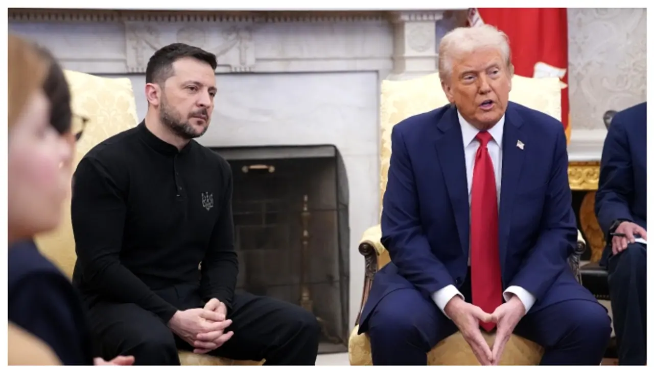 'നിങ്ങള്‍ക്ക് സ്യൂട്ടില്ലേ?' ട്രംപ് ചോദിച്ച ആ ജാക്കറ്റ് ചില്ലറക്കാരനല്ല, സെലൻസ്കി അത് ധരിക്കാൻ കാരണവുമുണ്ട്!