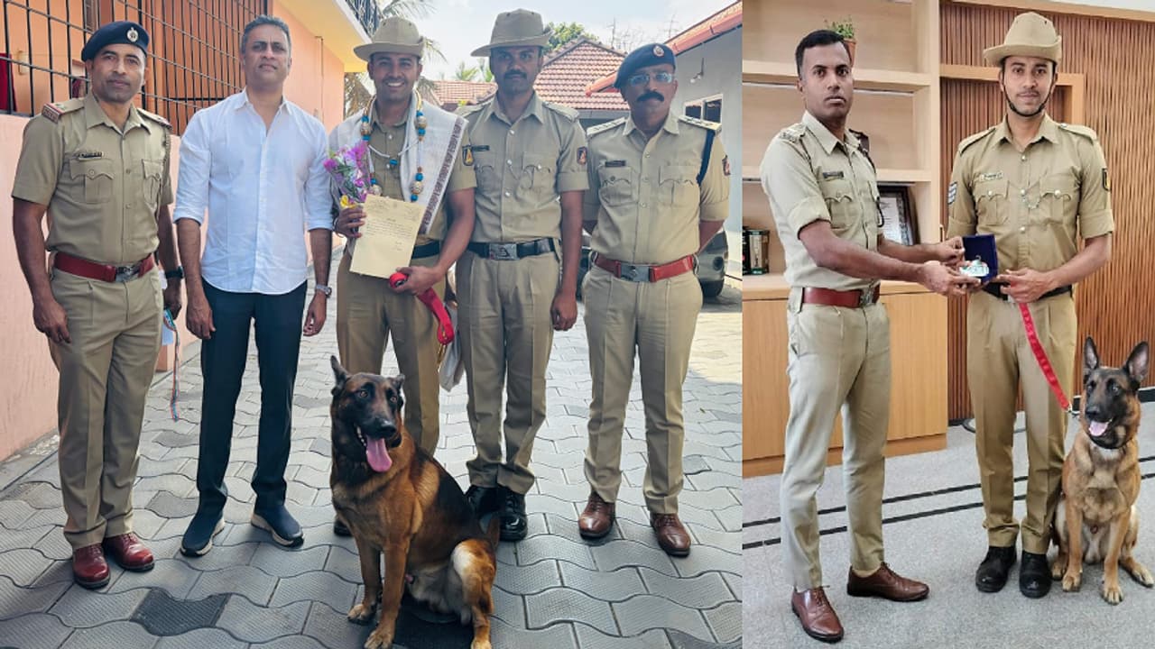 ರಾಷ್ಟ್ರಮಟ್ಟದ ಆಲ್ ಇಂಡಿಯಾ ಪೊಲೀಸ್ ಡ್ಯೂಟಿ ಮೀಟ್‌ನಲ್ಲಿ ಬೆಳ್ಳಿಪದಕ ಪಡೆದ ಶ್ವಾನ ಕಾಪರ್!