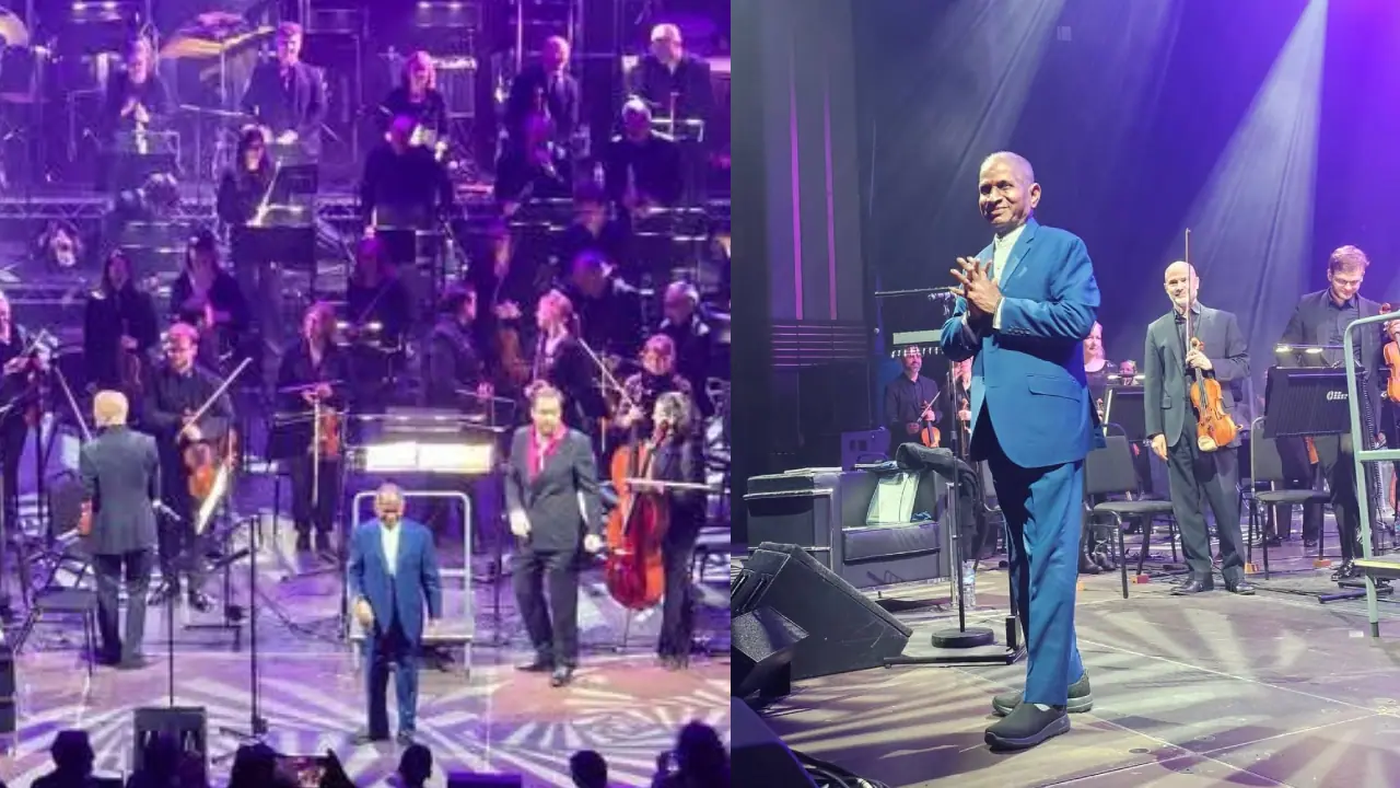 இசை வெள்ளத்தில் மூழ்கிய லண்டன்; சிம்பொனியை அரங்கேற்றினார் இளையராஜா வைரலாகும் வீடியோ