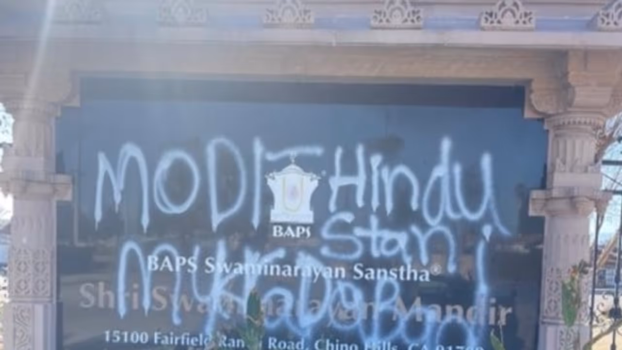 India condemns Hindu temple vandalism in California, demands stringent action and adequate security