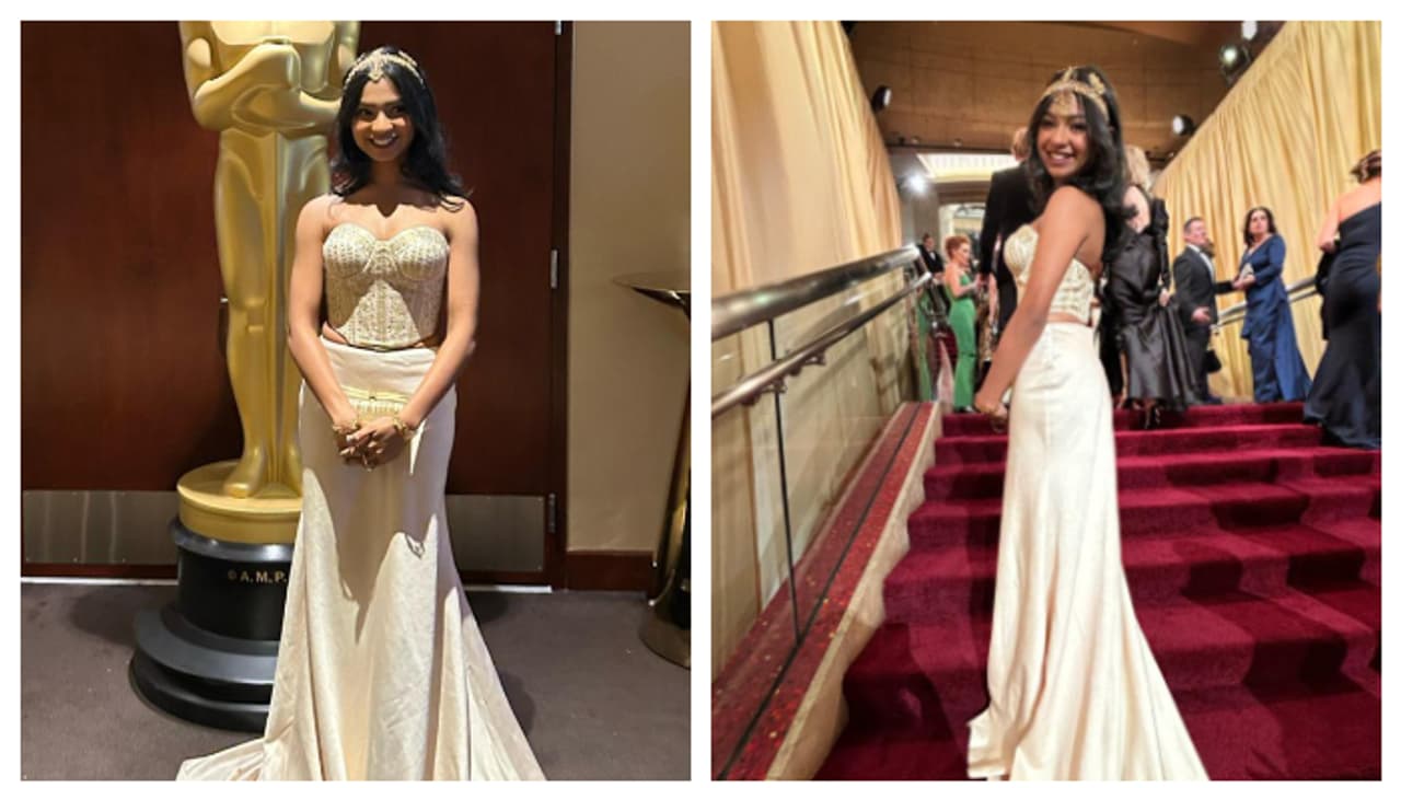 കേരളത്തിന്റെ കൈത്തറി മഹിമ ലോകത്തിന് മുന്നിലെത്തിച്ച് ഓസ്കാർ റെഡ്കാർപ്പറ്റിൽ 'പ്രാണ' കേരളത്തിന്റെ കൈത്തറി മഹിമ ലോകത്തിന് മുന്നിലെത്തിച്ച് ഓസ്കാർ റെഡ്കാർപ്പറ്റിൽ 'പ്രാണ'