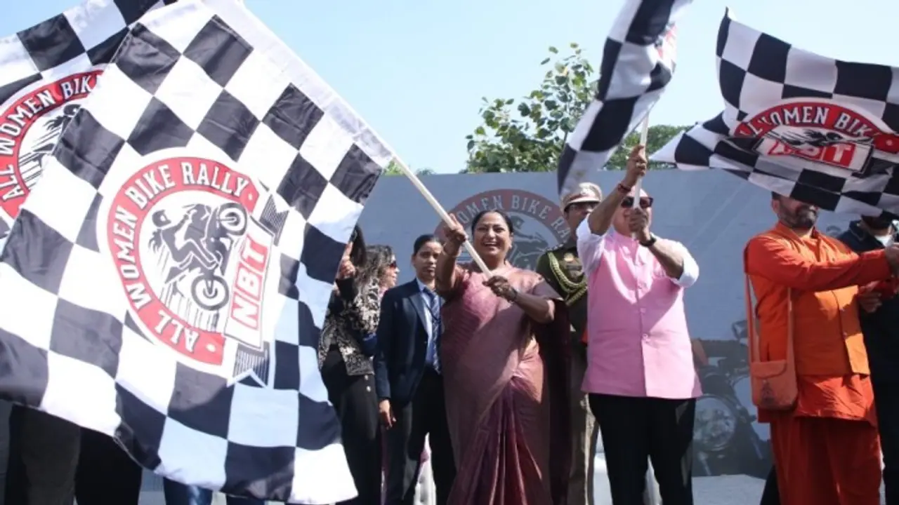 Delhi CM Rekha Gupta joins all women bike rally, calls it a step towards empowerment